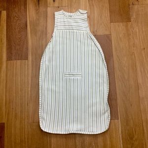 Merino Kids Baby Sleep Bag Standard Weight Blue Green Stripe